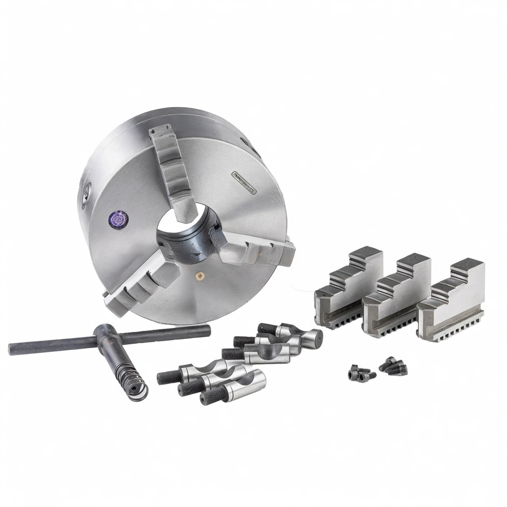Трехкулачковый токарный патрон 7100-0071 (K11-160/D4) FORCECHUCK с прямыми и обратными кулачкамиФото 12627-03.jpg