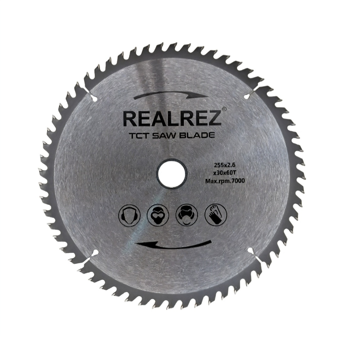 Пильный диск по дереву REALREZ 255x30xT60