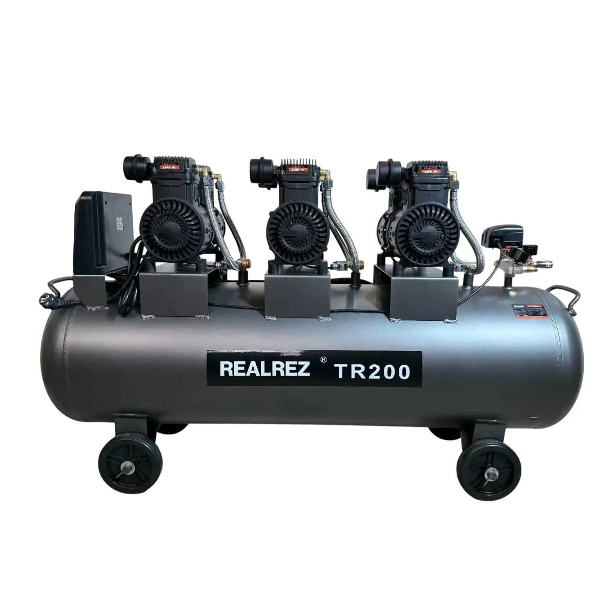 Безмасляный компрессор REALREZ TR-200