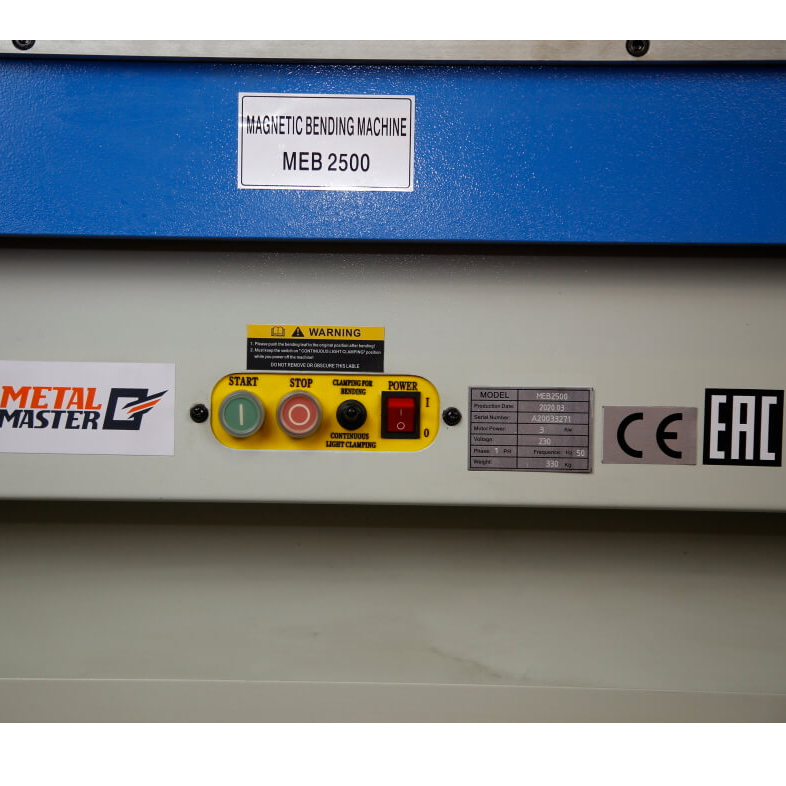 Электромагнитный листогиб METAL MASTER MEB 1250