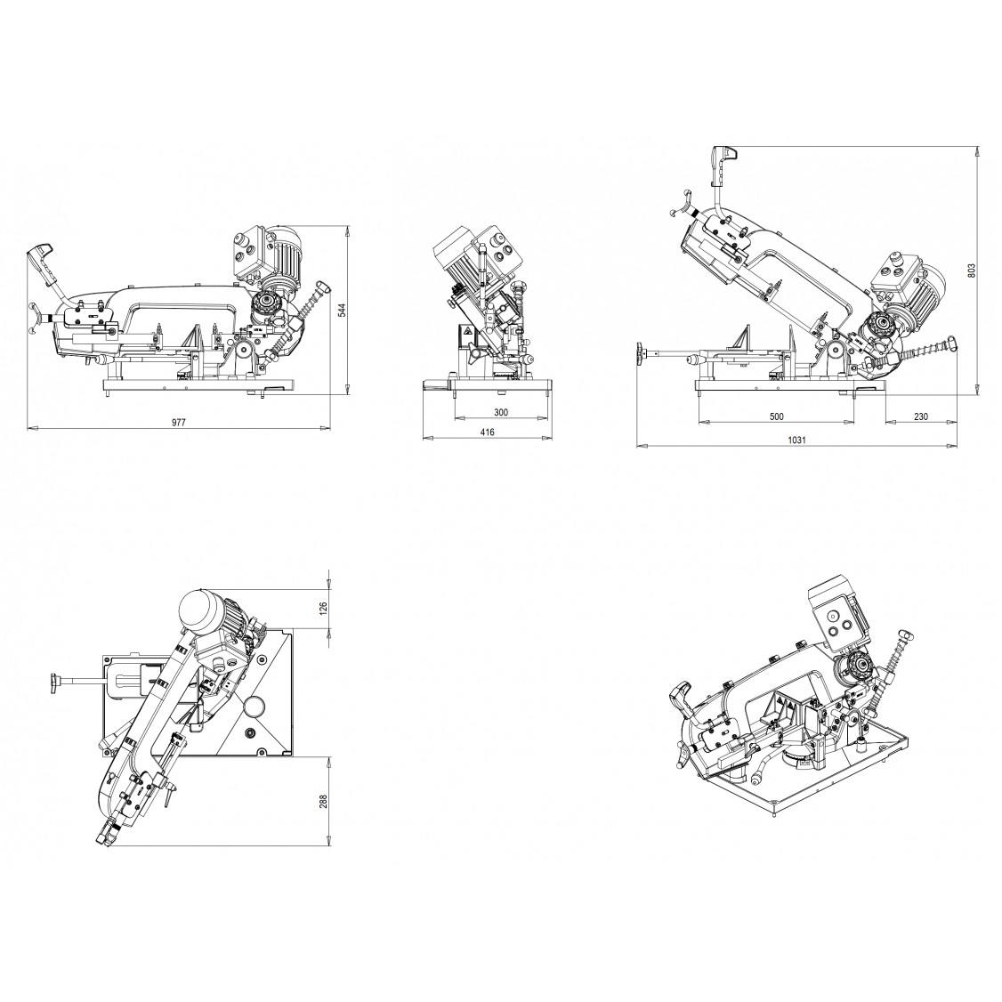Ручной ленточнопильный станок по металлу PILOUS ARG 130 TKФото 3901-05.jpg