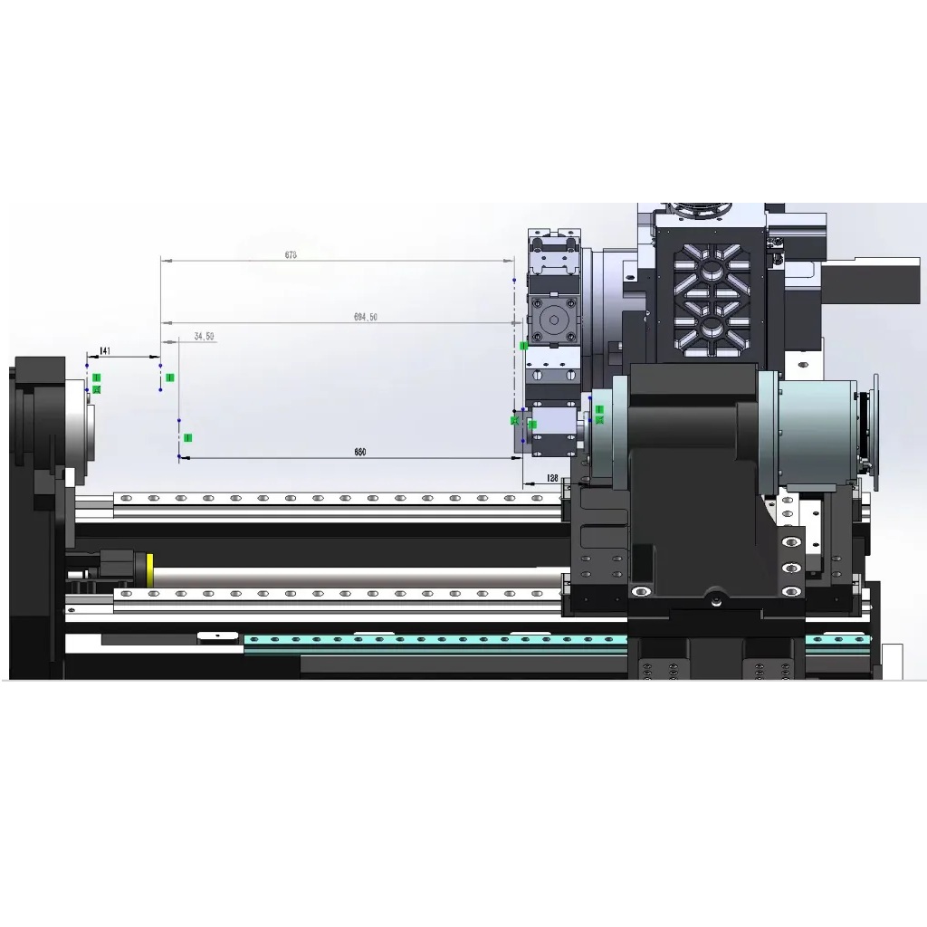 Токарный станок ЧПУ с наклонной станиной и противошпинделем MetalTec NeoTurn 60DYS (Fanuc)Фото 4119-02.jpg