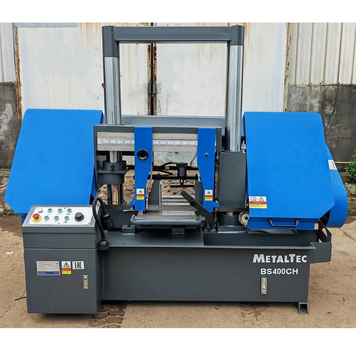 Полуавтоматический ленточнопильный станок для резки металла под углом 90° MetalTec BS 400 CHФото 4261-06.jpg