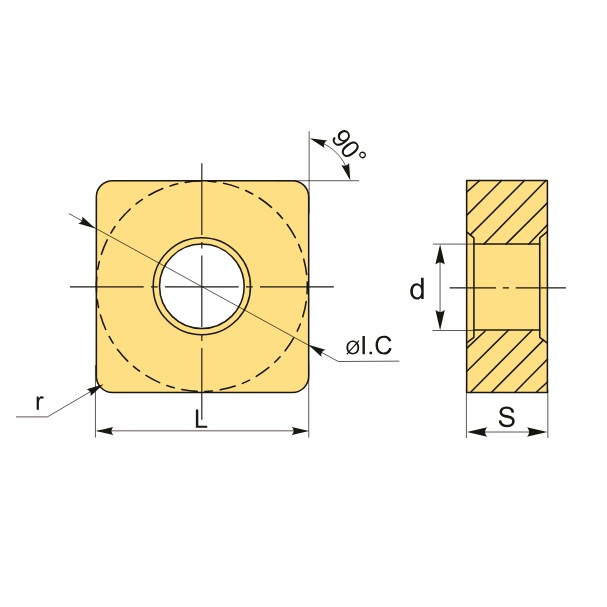 Пластина для точения SNMG090304-GF IP4015Фото 4270-02.jpg