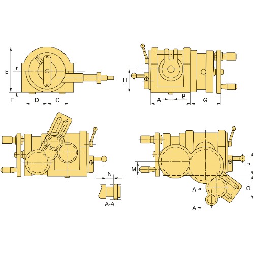 Универсальная делительная головка с дифференциальным делением УДГ-Д-320 11160A F11  c принадлежностями GRIFF b250011Фото 4405-02.jpg