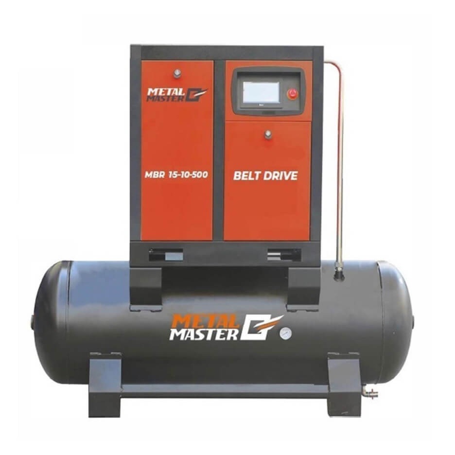 Компрессорная станция 2 в 1 с ременным приводом Metal Master MBR 22-10-500