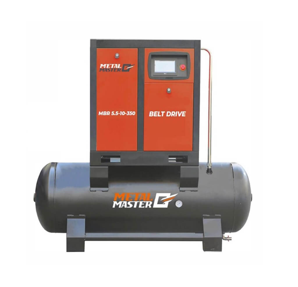 Компрессорная станция 2 в 1 с ременным приводом Metal Master MBR 5,5-10-350