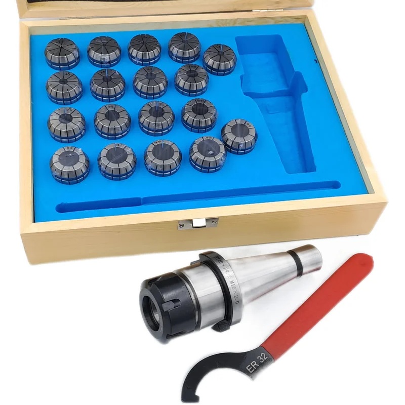 Патрон цанговый 7:24 NT40 с набором цанг ЕR 32 из 18 шт.: 3-20 мм TORNERI 041896Фото 5922-03.jpg