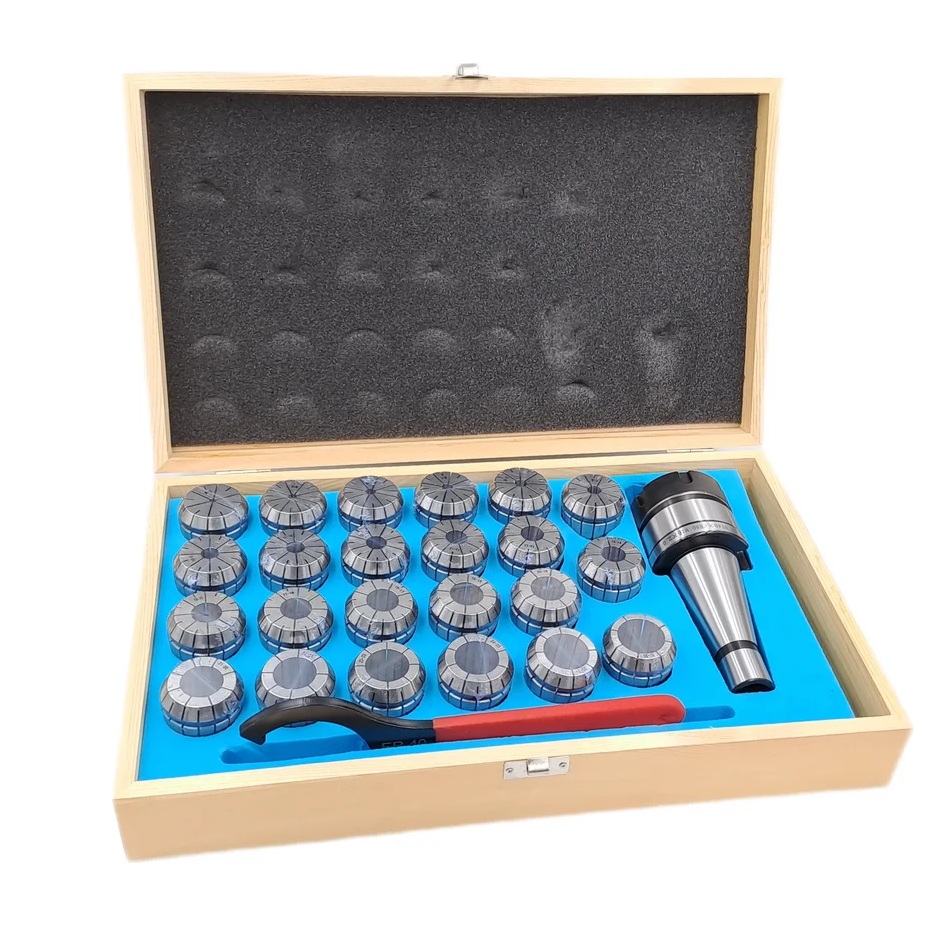 Патрон цанговый 7:24 NT40 с набором цанг ЕR 40 из 23 шт.: 4-26 мм TORNERI 041897