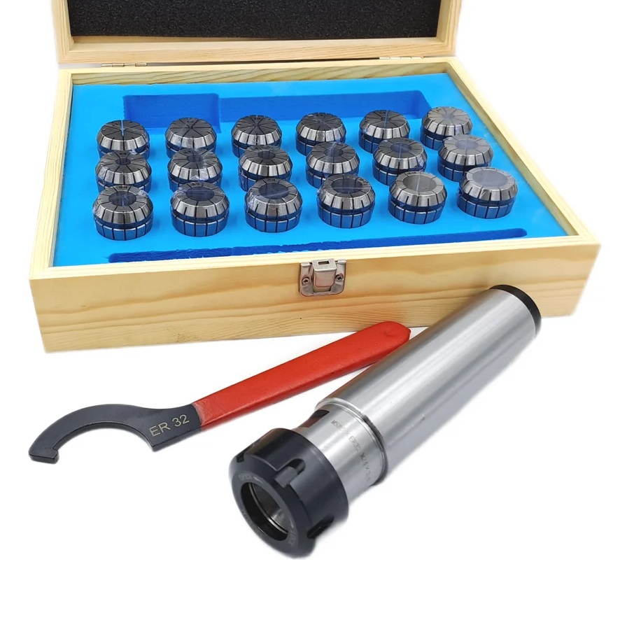 Патрон цанговый КМ5 с набором цанг ЕR 32 из 18 шт. (3-20 мм) TORNERI 045741Фото 5955-02.jpg