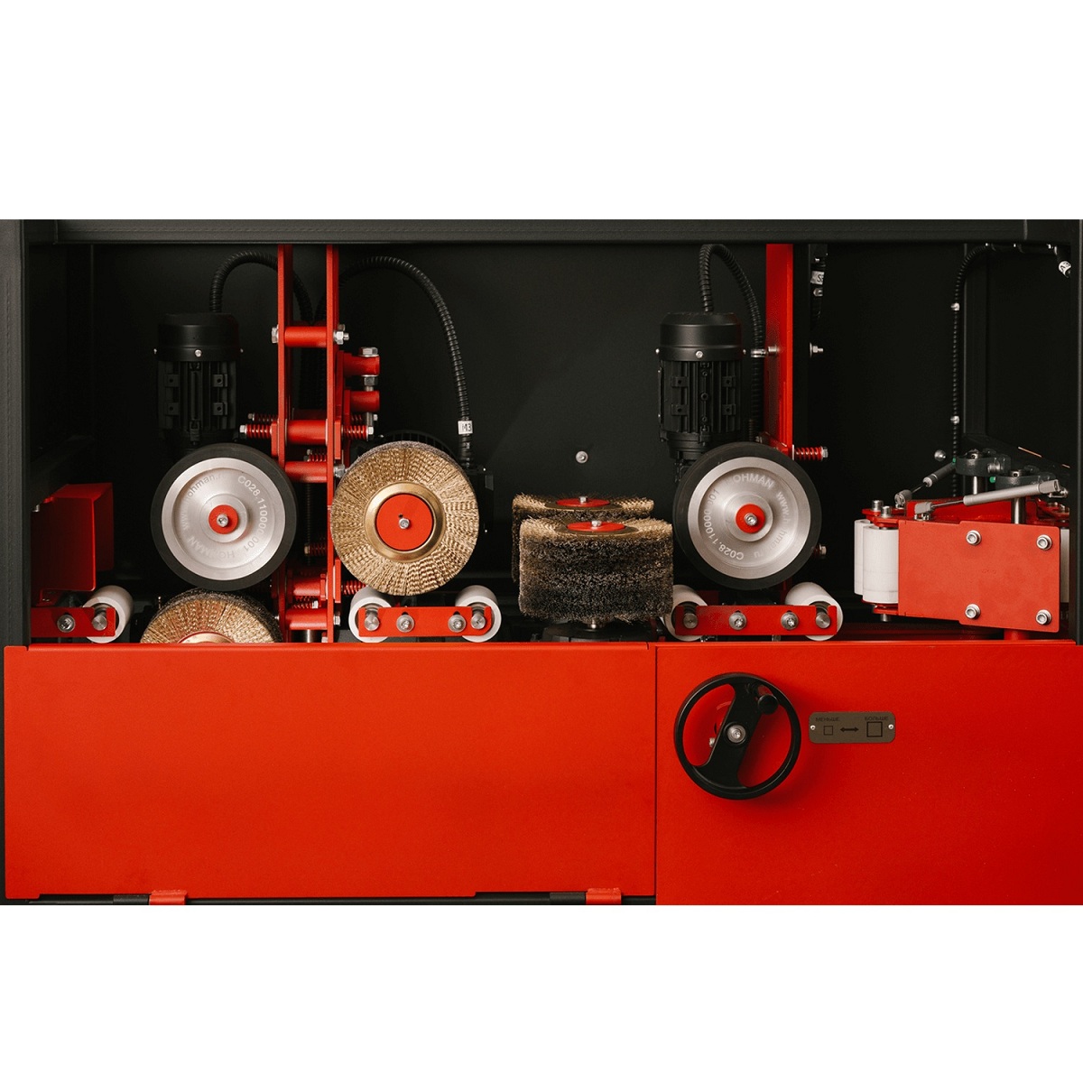 Станок для очистки профильных труб от ржавчины HOHMAN SGPS-100Фото 6021-09.jpg