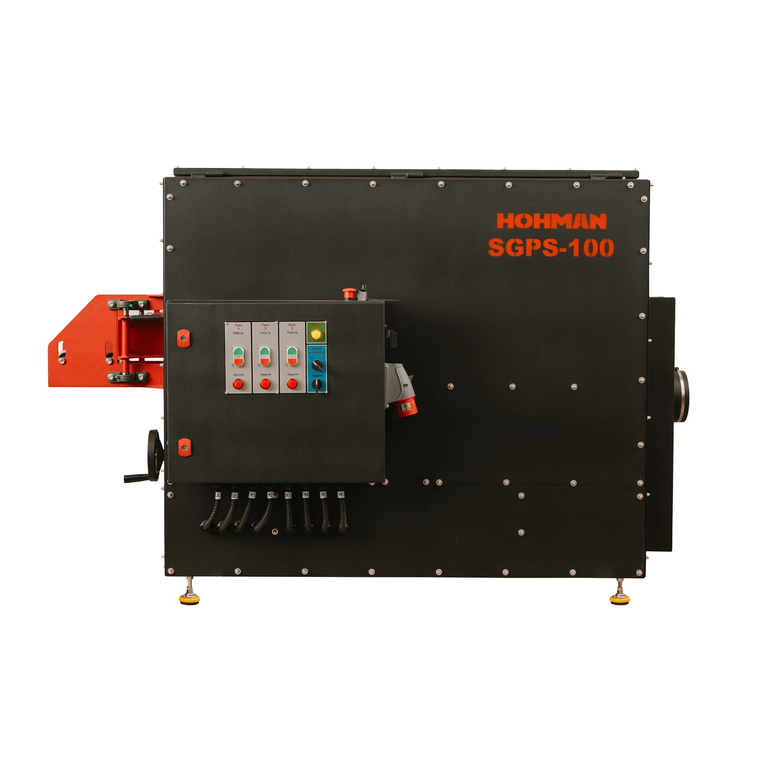 Станок для очистки профильных труб от ржавчины HOHMAN SGPS-100Фото 6021-10.jpg