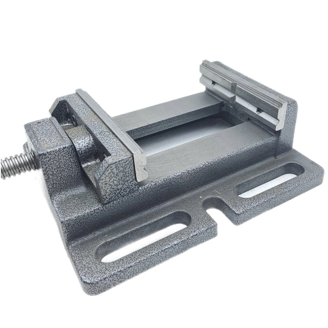 Тиски станочные неповоротные TORNERI для сверлильных станков L губок 100 ммФото 6028-03.jpg