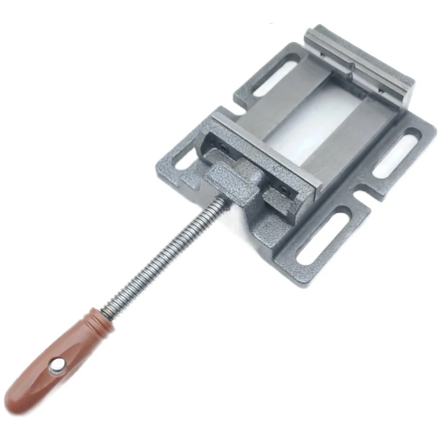 Тиски станочные неповоротные TORNERI для сверлильных станков L губок 125 мм 045779Фото 6030-04.jpg