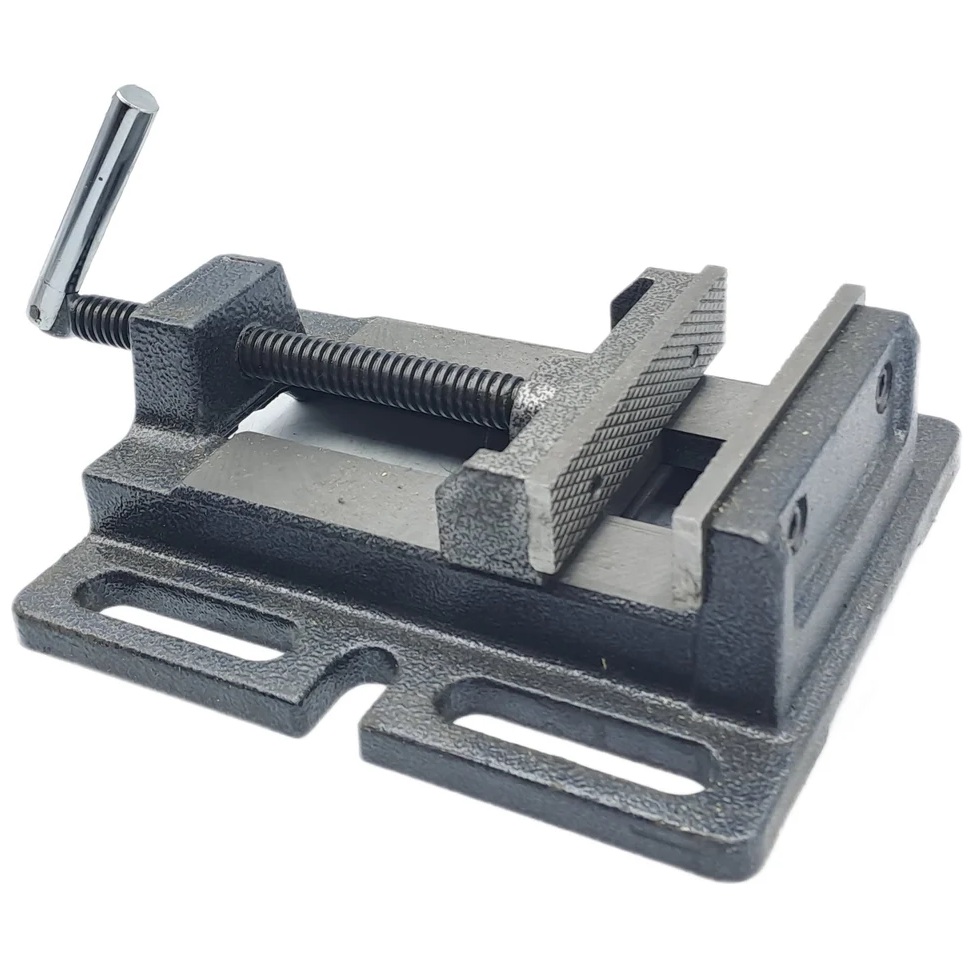 Тиски станочные неповоротные TORNERI для сверлильных станков L губок 125 мм, серия Q19A125 045778Фото 6031-02.jpg