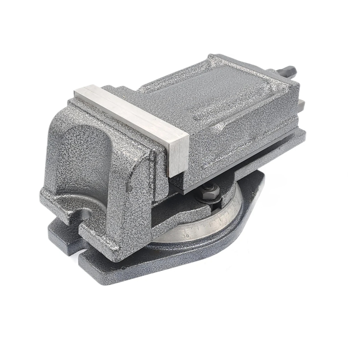 Тиски станочные поворотные TORNERI с закрытым винтом L губок 125 мм, серия QH125 041908Фото 6044-02.jpg