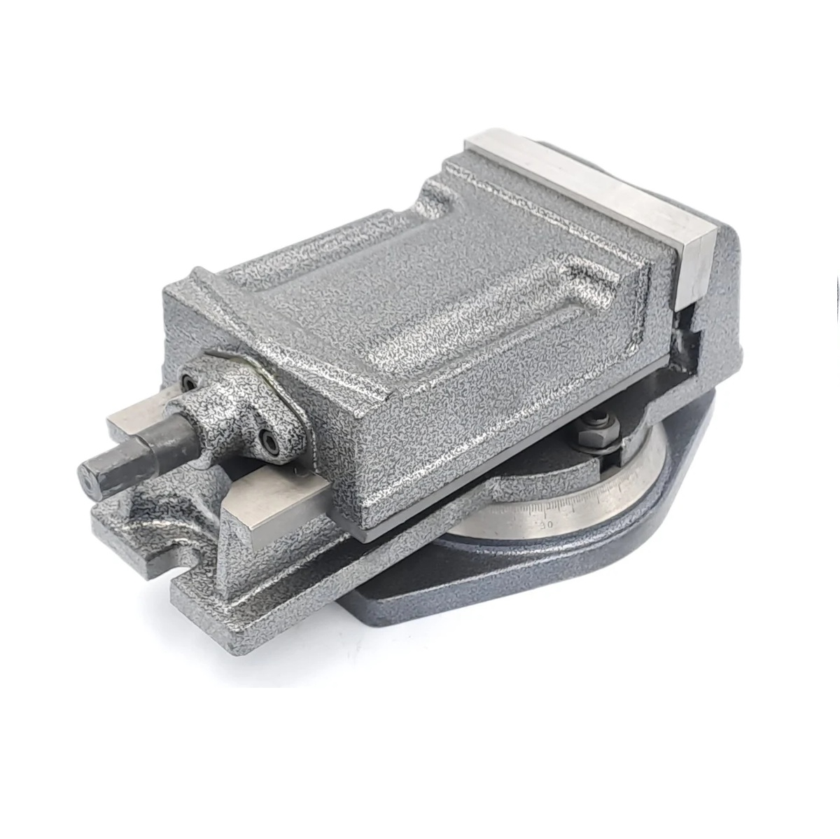 Тиски станочные поворотные TORNERI с закрытым винтом L губок 125 мм, серия QH125 041908Фото 6044-06.jpg