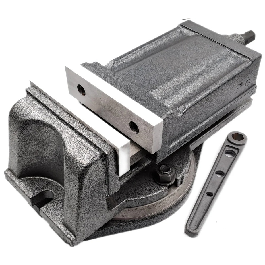 Тиски станочные TORNERI серия QH160 с закрытым винтом, поворотные, L губок 160 мм 045817Фото 6045-04.jpg