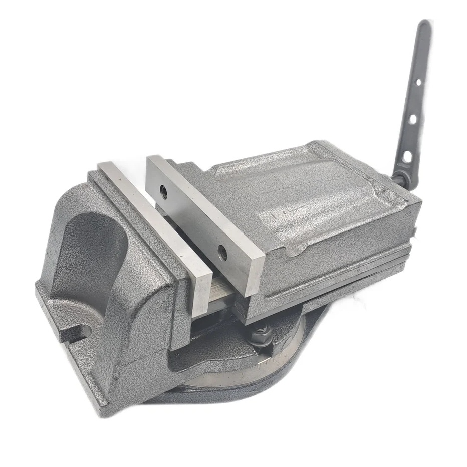 Тиски станочные TORNERI с закрытым винтом, поворотные, L губок 200 мм, серия QH200 045756