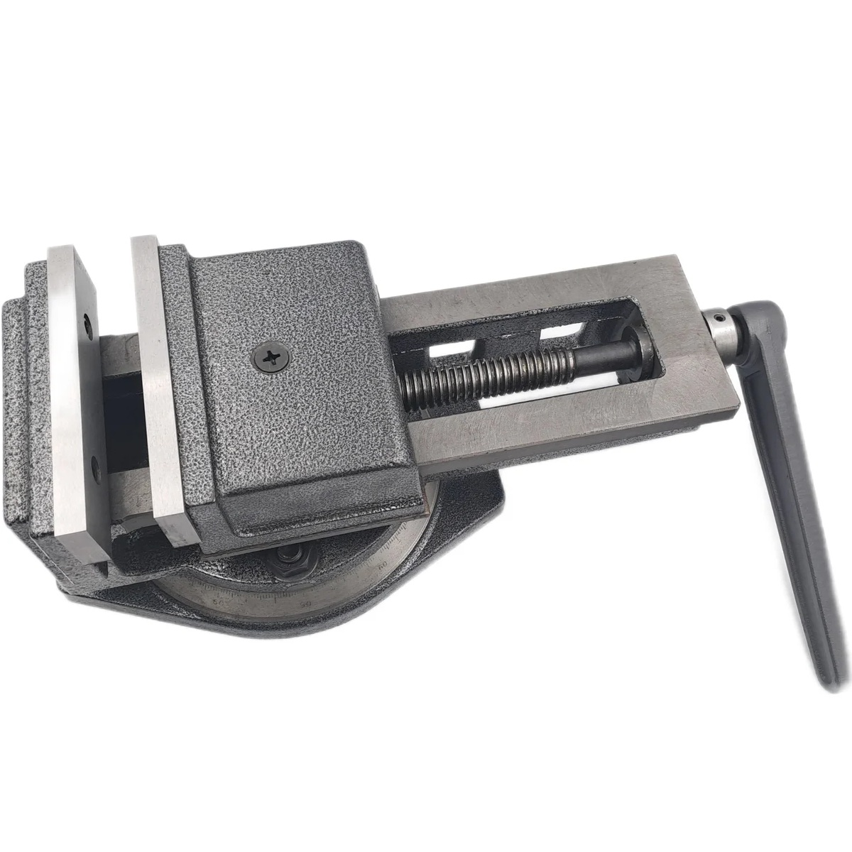 Тиски станочные TORNERI с открытым винтом, поворотные, L губок 136 мм, серия QB136 045768