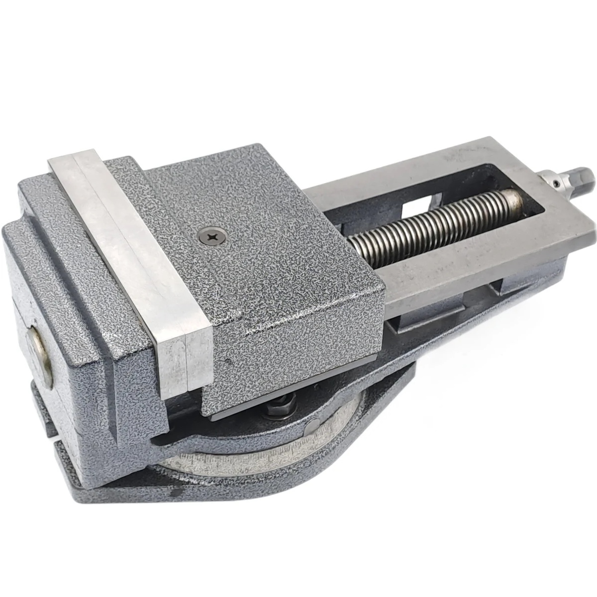 Тиски станочные TORNERI с открытым винтом, поворотные, L губок 160 мм, серия QB160 042010