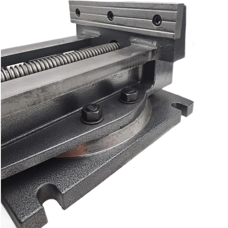 Тиски станочные TORNERI с открытым винтом, поворотные, L губок 250 мм, серия QB250 045770Фото 6050-02.jpg