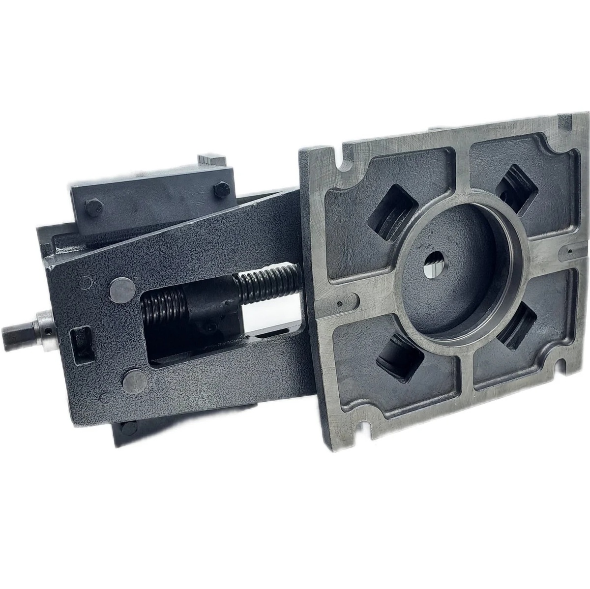 Тиски станочные TORNERI с открытым винтом, поворотные, L губок 250 мм, серия QB250 045770Фото 6050-03.jpg