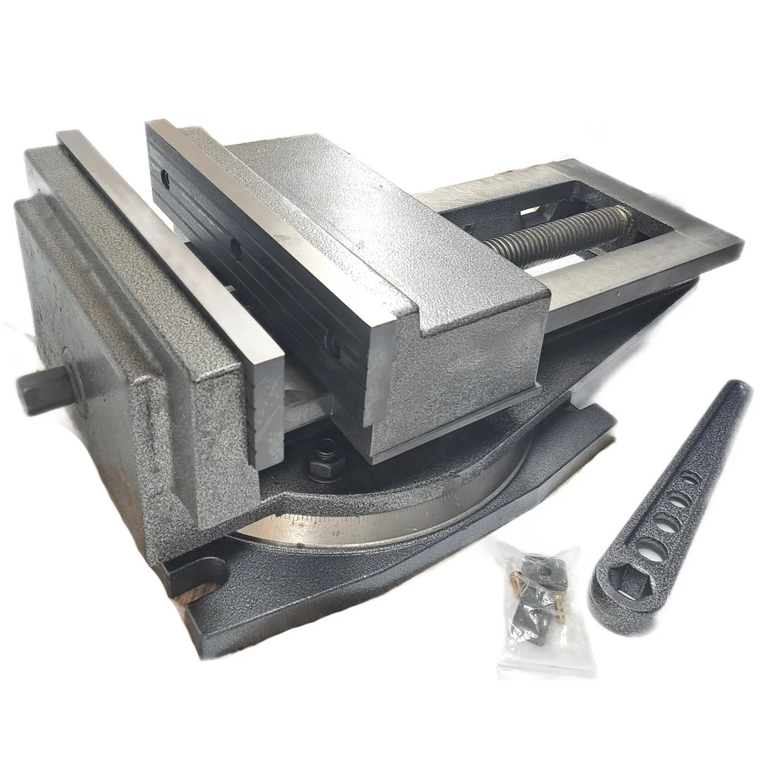 Тиски станочные TORNERI с открытым винтом, поворотные, L губок 320 мм, серия QB320 045771