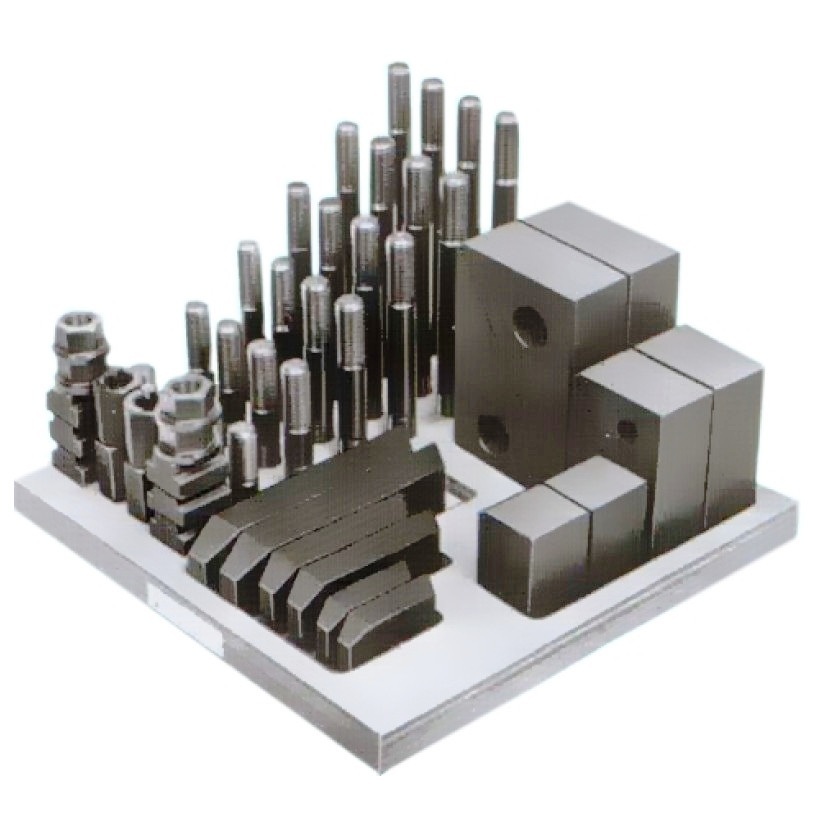 Набор станочного крепежа и прижимов из 58 предметов, Т-образный паз 16 мм, М14 TORNERI 045705Фото 6116-03.jpg