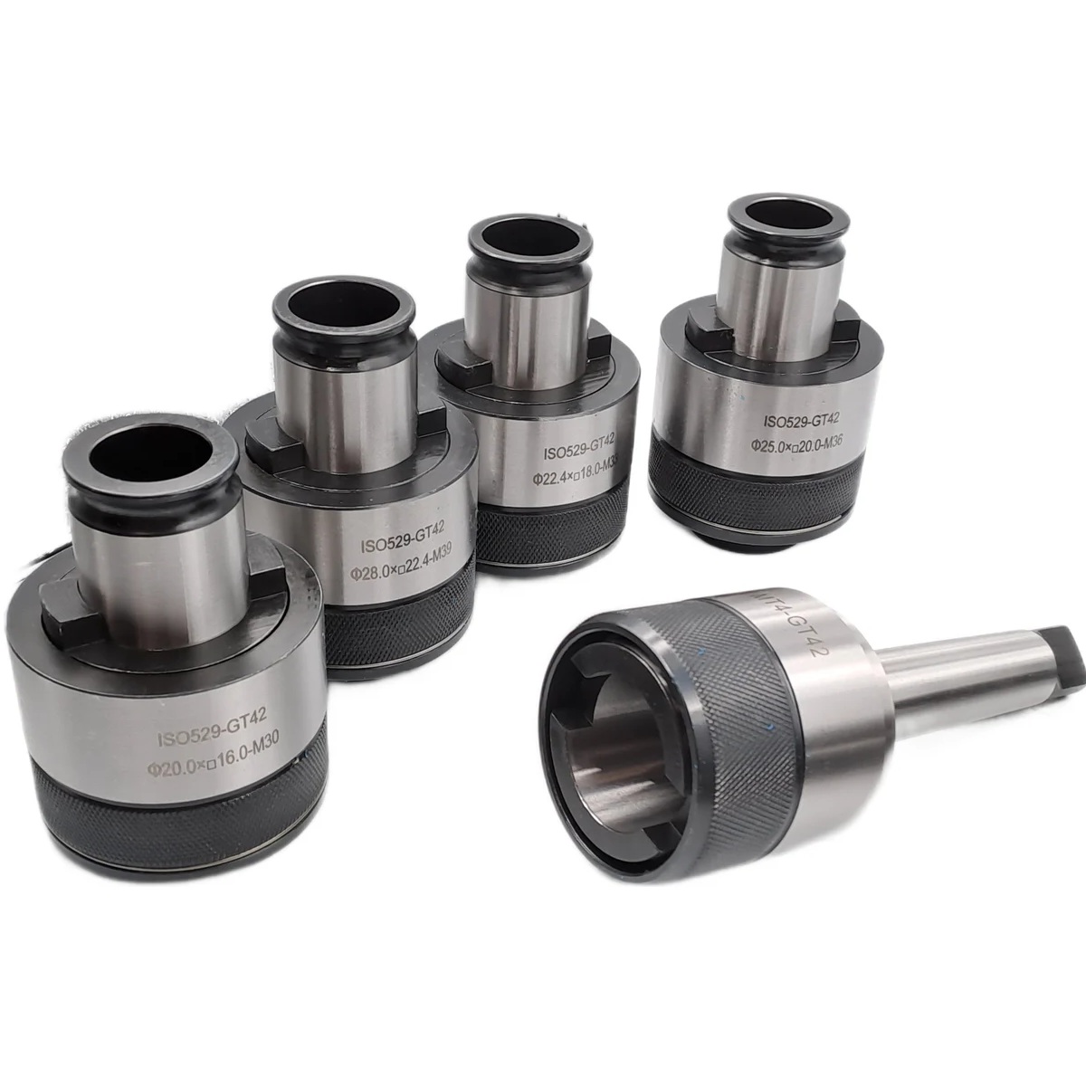 Патрон резьбонарезной для метчиков с набором головок GT42, d=45 мм, 7 шт, КМ4 TORNERI 041833Фото 6130-04.jpg