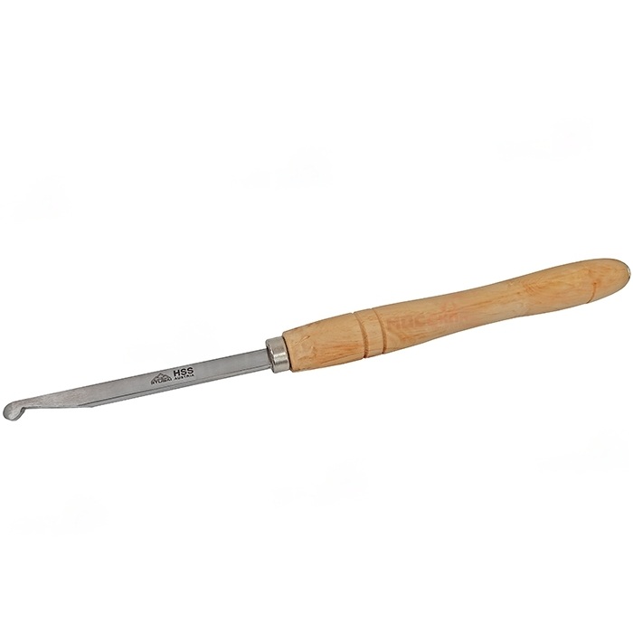 Токарный резец циклевочный с боковой режущей кромкой, круглый профиль 15 мм