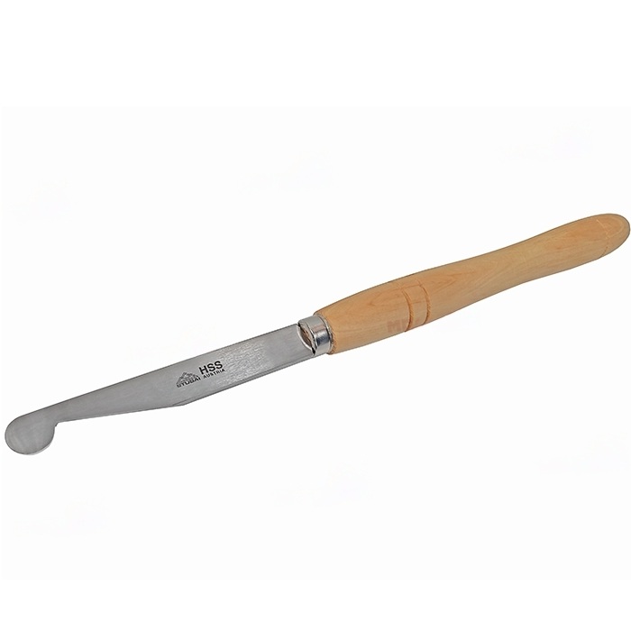 Токарный резец циклевочный с боковой режущей кромкой, круглый профиль 25 мм