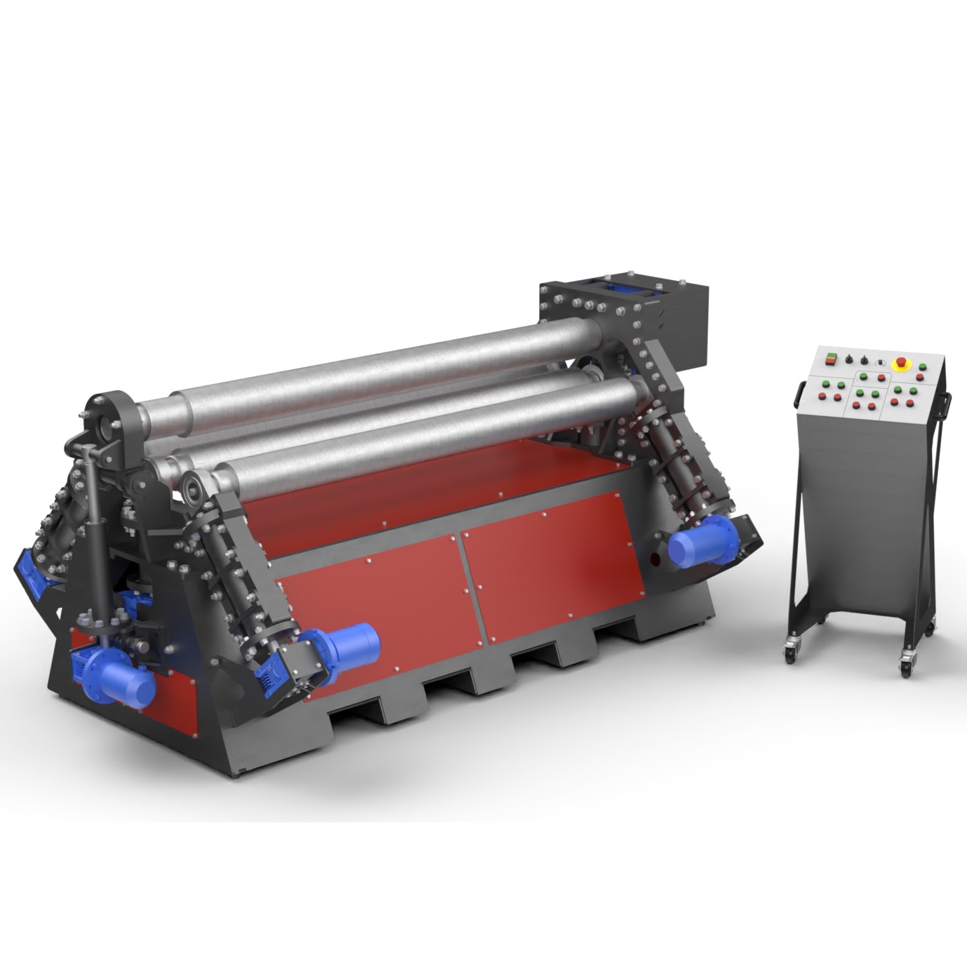 Четырехвалковый вальцовочный станок Keepler-Stan RME-1500×8