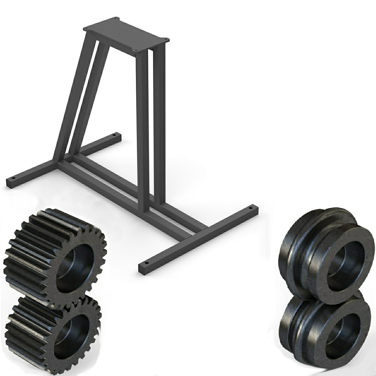 Стойки и ролики для зиговочных станков