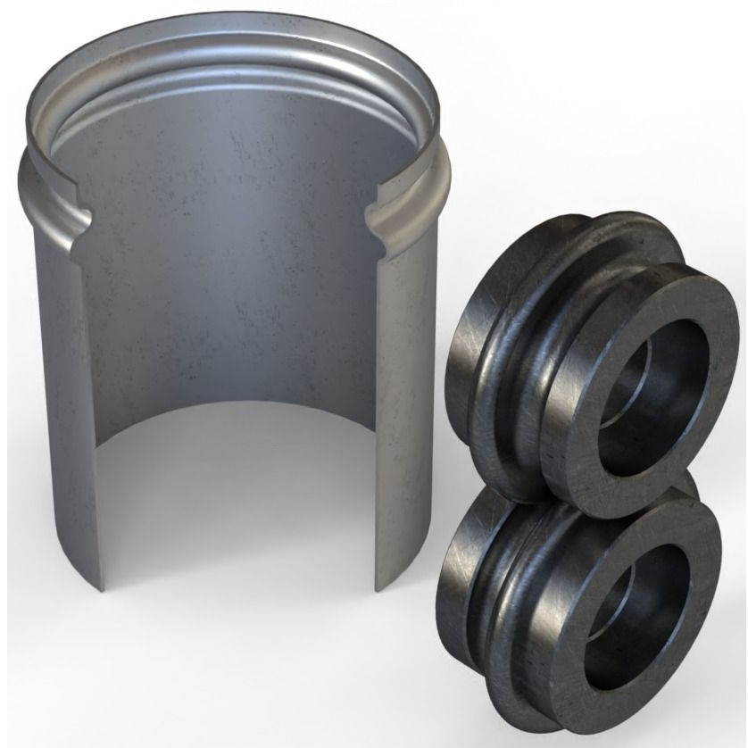 Ролики для изготовления двойного В-образного зига (Зиг машина RM-RME 140x1|160x1)