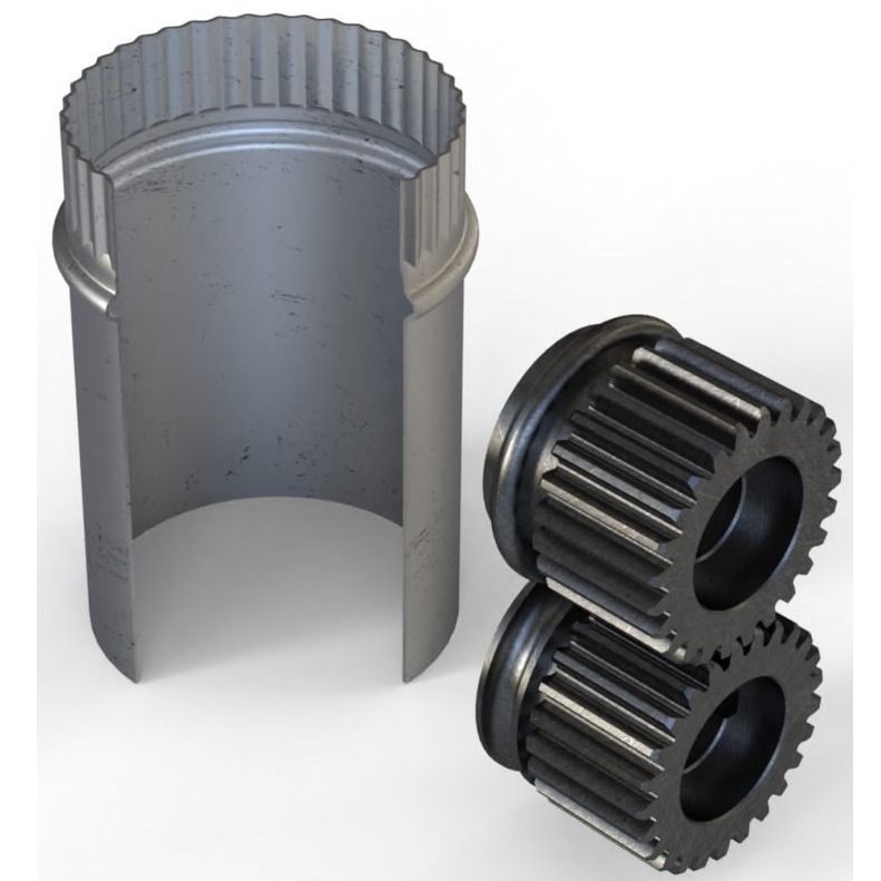 Ролики смежные гофро+ребро жесткости (Зиг машина RM-RME 140x1|160x1)