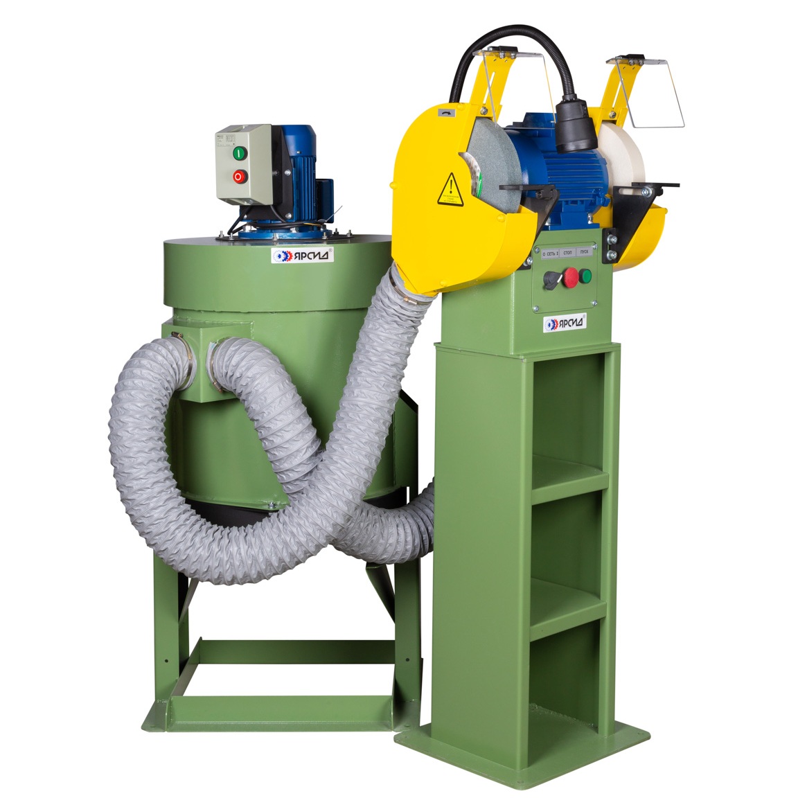 Станок точильно-шлифовальный ТШ 1.25 с пылесосом ПЦ-750/У