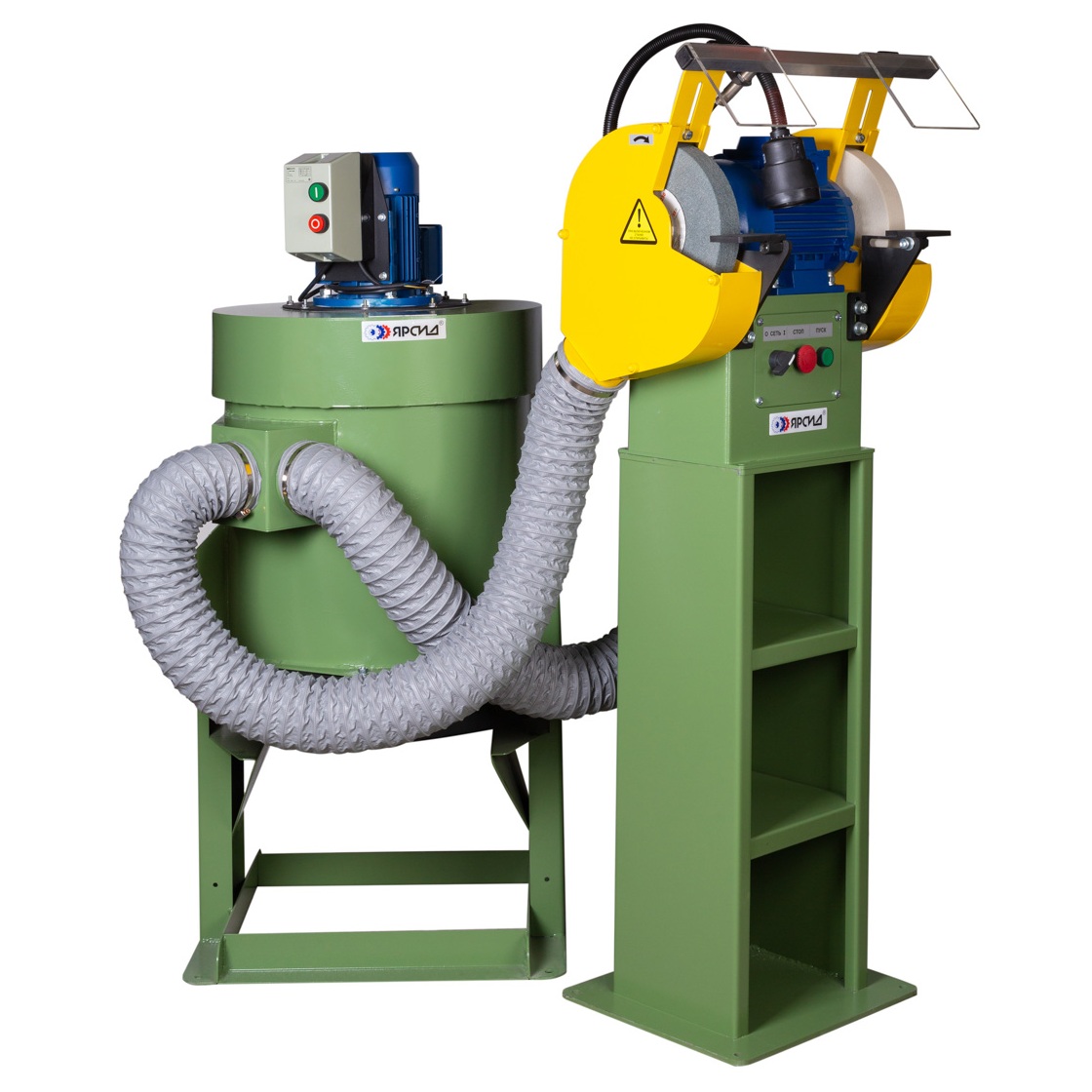 Станок точильно-шлифовальный ТШ 1.35 с пылесосом ПЦ-750/У