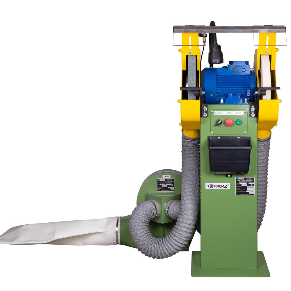 Станок точильно-шлифовальный ТШ 2.35 с пылесосом ПП-750/У