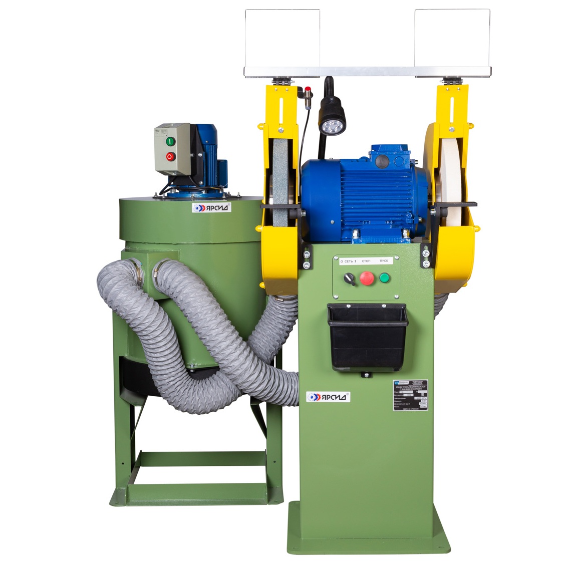 Станок точильно-шлифовальный ТШ 2.35 с пылесосом ПЦ-750/У