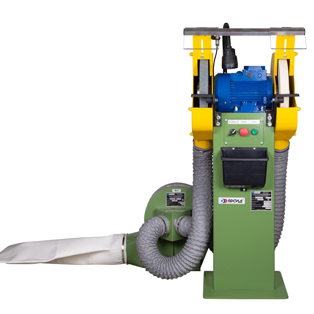 Станок точильно-шлифовальный ТШ 2М.35 с пылесосом ПП-750/У