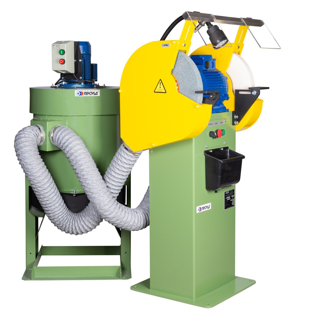 Станок точильно-шлифовальный ТШ 2М.35 с пылесосом ПЦ-750/У