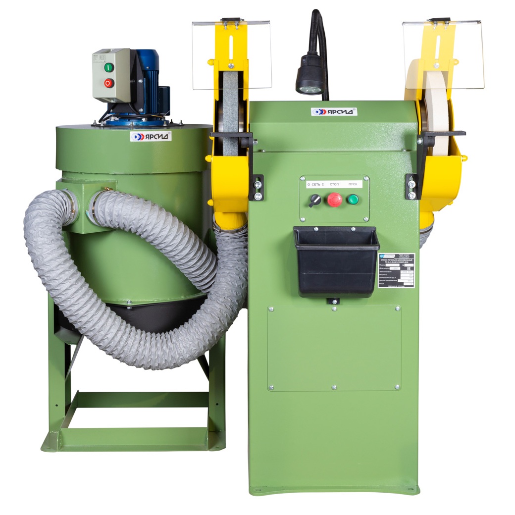 Станок точильно-шлифовальный ТШ 2М.25 с ремённой передачей с пылесосом ПЦ-750/УФото 6630-02.jpg