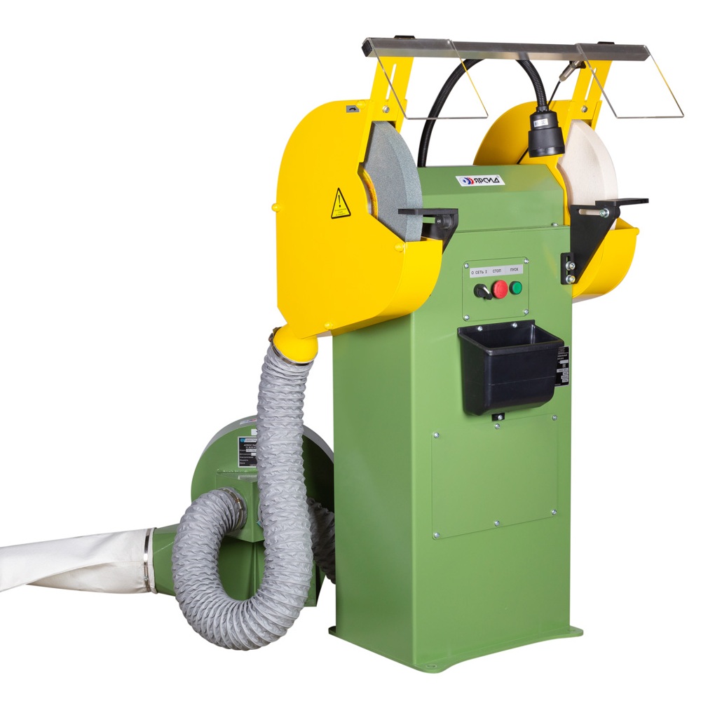 Станок точильно-шлифовальный ТШ 2М.35 с ремённой передачей с пылесосом ПП-750/У