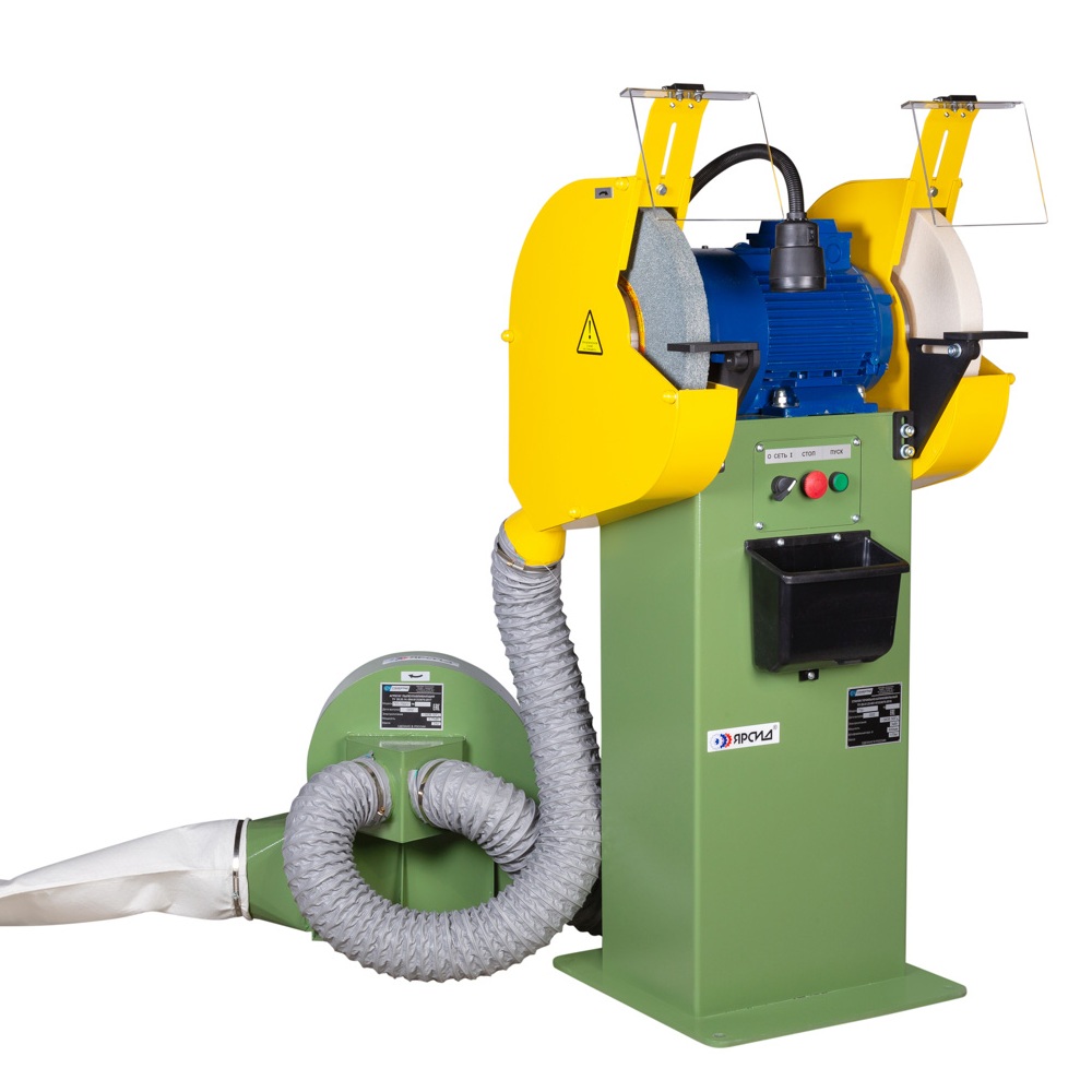 Станок точильно-шлифовальный ТШ 3.25 с пылесосом ПП-750/У