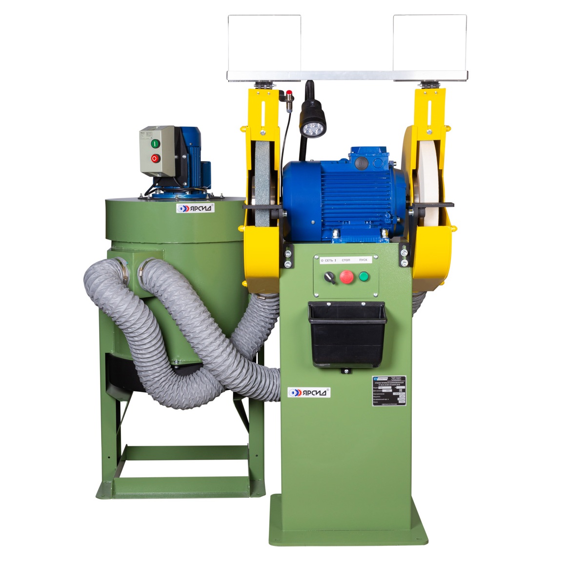 Станок точильно-шлифовальный ТШ 3.35 с пылесосом ПЦ-750/У