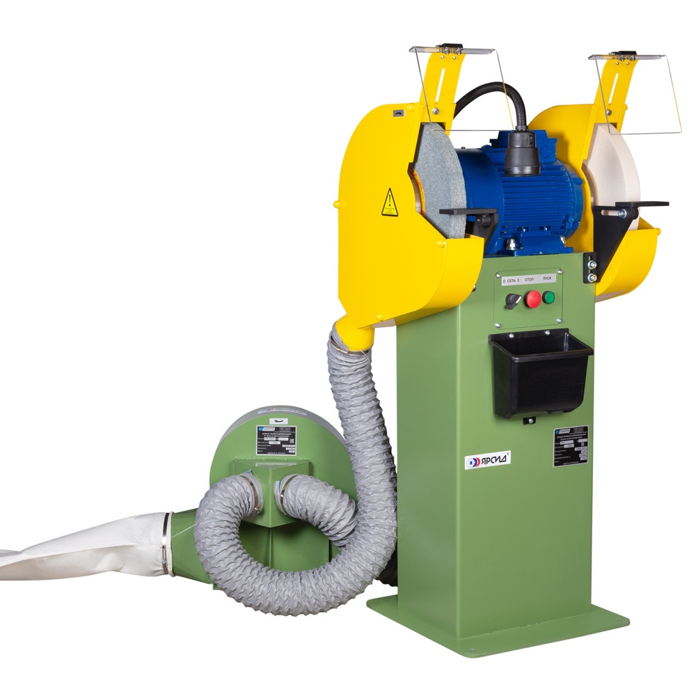 Станок точильно-шлифовальный ТШ 3М.25 с пылесосом ПП-750/У