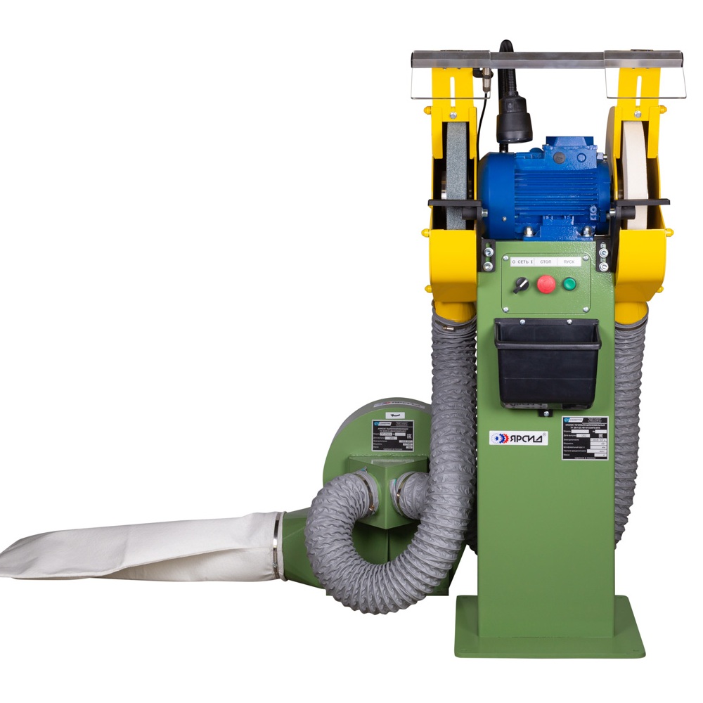 Станок точильно-шлифовальный ТШ 3М.35 с пылесосом ПП-750/У