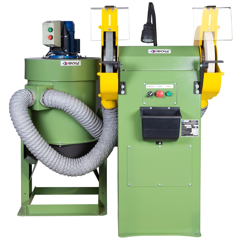 Станок точильно-шлифовальный ТШ 3М.25 с ремённой передачей с пылесосом ПЦ-750/УФото 6650-02.jpg