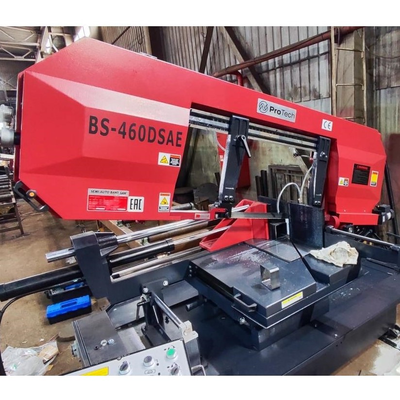 Полуавтоматический ленточнопильный станок маятникового типа ProTech BS-460DSAEФото 6832-03.jpg